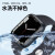 崇捷 苹果智能手表iwatch表带ultra2/S9/8/7/6/SE/5/通用款手表带运动硅胶表带 质感黑【苹果表带42/44/45/49MM】
