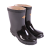 双安 绝缘靴 BX251 黑色 38码 25KV 中筒橡胶靴 电工防触电雨靴 耐磨防滑