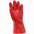 东亚802PVC手套耐家用手套家务洗衣小吃厨房洗碗耐油洗车十双 红色 10双价 L