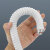 尺越 白色包塑金属软管 穿线管波纹管电线电缆保护套管蛇皮管 白色加厚内径32mm（整卷20米）