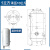 百瑞川 不锈钢储气罐空压机气泵压力罐真空筒 5立方-承压10公斤 