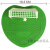 男士洗手间小便池防臭芳香片尿斗足球门过滤网小便器防溅水除臭垫工业品 普通款香片绿色