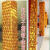 金布烫金布料包树包裹柱子褶皱布酒店舞台节日装饰布红婚庆金色布 加厚金色已褶皱18米宽1米