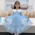 DOGHC中大童女孩连衣裙六一表演出女童新款爱莎公主裙儿童礼服宝宝裙子 春款长袖棉 110cm