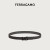 菲拉格慕（Ferragamo）男士GANCINI黑色牛皮革可调式腰带 0694745_C  _105