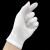 白手套礼仪文玩加厚耐磨防滑劳保工业工作薄款尼龙纱棉线手套 无尘碳纤维 [12双]