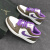 耐克（NIKE）air jordan 1 Low耐克男鞋女鞋春秋季新款aj1低帮板鞋运动篮球鞋 553558-215/553560-215 棕紫色 44.5