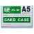 沐鑫泰定制适用硬胶套透明文件套卡士卡套营业执照保護套卡套證件卡袋 A7(横式35丝)
