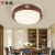 长裕 现代简约新中式LED客厅灯大气圆形吸顶灯创意实木灯具中国风
