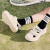 MLB官方24夏季男女童凉鞋舒适透气魔术贴学院风鞋子 7ASDCB143-50IVS 纽约洋基队/象牙色 180mm 28.5/29.5