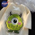 NASA GISS刺绣短袖t恤男女夏装重磅纯棉卡通植绒2023新款学生情侣装上衣夏 1025白色鸭子白色 S