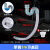 惠利得厨房水槽下水管双槽下水器过滤网提篮洗菜盆排水管防臭下水管配件 1米直管【4.5厘米接口】