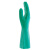 ANSELL安思尔 防化手套 丁腈橡胶手套 耐酸碱工业耐磨耐有机溶剂腐蚀 37-175 绿色-33cm 10码