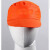 环卫工人帽子夏季防晒檐帽马甲园林清洁工物业保洁员遮阳反光帽 橘色：普通款环卫帽