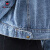 AEMAPE外套女2024春夏季新款韩版气质宽松长袖小个子短外套女装 牛仔蓝 XL