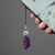 思怀紫水晶貔貅手机链挂绳汽车钥匙扣挂件财源水晶平安挂饰品手机挂件 手机链款
