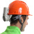 希凡里带风扇的安全帽可充电制冷空调帽头盔建筑工地降温神器风扇帽 第二代挂帽风扇+ 黄色安全帽LA认证