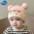 迪士尼（Disney）韩版宝宝帽子秋冬婴儿针织加厚保暖毛线帽男女童可爱冬天护耳帽萌 可爱小鸭(黄色) 6个月-3岁(42-49CM) x 均码