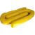 工业吸油索黄色吸油棉吸油拖栏化学品吸附棉条7.6*1.2m 黄色7.6cm*1.2m