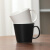 与非陶瓷马克杯水杯茶杯 全球五星级酒店定制尾货 2个装黑白水杯