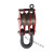 国标起重滑车定动滑轮组0.5-10吨吊钩吊环手动省力轴承滑车滑轮 1T单轮吊钩