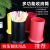 塑料吸管筷子筒多功能收纳盒商用三格收纳架圆形奶茶店 三格收纳座绿色