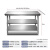 米逡单层不锈钢工作台厨房操作台灶台架一层打荷台饭店切菜桌打包装台 三层工作台 100x60x80cm