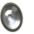 树脂金刚石碗形砂轮BW125*32*10*3mm磨合金钨钢石材 碗125H32d32W10X3mm600#