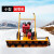 除雪机 除雪机扫雪车小型手推式清雪机手扶道路大棚物业驾驶抛雪设备HZD TY-001