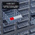 越越尚  零件柜电子元件存储柜工具整理柜钢制物料柜零件收纳柜 100抽透明抽屉带门  YYS-SJG-208
