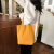 HDIRXG【618提前购】纯棉黄色棉布袋帆布包定制订做工厂直销手拎包 黄色纯棉空白袋