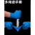 实验室防护丁腈橡胶化学乳胶手套实验一次性手套防腐蚀耐酸碱 黑色丁腈加厚耐用高弹款100只 S