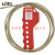LOTO简易型缆锁BD-L61尼龙PA握式绝缘可调节钢缆绳锁PVC涂层工业阀门设备安全能量隔离锁具 BD-L61