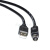 USB转MD6 6针 用于汽车检测仪电1脑联机线 数据线 程序升级线 黑色 3.6m