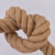 麻绳粗绳子细麻绳捆绑绳优质黄麻绳复古装饰品手工编织麻绳拔河绳 20毫米10米