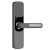 纳仕德 智能木门指纹锁 公寓临时密码开锁酒店刷卡密码锁 灰色-双开门装饰锁 AF02