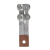钎焊铜铝摩擦设备线夹 SLG系列复合85型国标螺栓型变压器接线端子 SL-3-4全铝