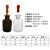 玻璃滴瓶30ml60ml125ml250ml白滴瓶棕色滴瓶茶滴瓶带滴管红皮头全 60ml白滴瓶(单个)