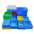 周转箱长方形塑料零件盒加厚螺丝盒工具收纳盒子物料箱胶框可带盖 400-147箱 外/400*300*145 熟料