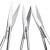 铸固  实验用剪刀 不锈钢实验室剪手术剪刀直尖弯尖组织直圆 手术直尖12.5cm