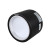 LED筒灯悦雅LED明装筒灯5W7W12W15W26W吸顶式安装免开孔 【黑色】5寸12W 6000K白光