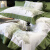 远梦 YOUR MOON2024款天丝印花四件套床上用品夏季轻奢感床上用品花卉床品 晚秋绿 1.8m(6英尺)床