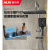 奥克斯卫浴花洒家用恒温淋浴套装卫生间氛围灯淋雨喷头浴室 PVD枪灰色-G47型号-通用款