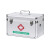 凯兰特药箱家庭装急救用品包收纳盒大容量便携企业应急医药箱 单开12寸银色空箱