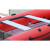京度冲锋舟快艇橡皮艇救生艇防汛抢险充气救援船铝合金耐磨底3.8米8-9人30匹船外机