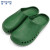 稳斯坦 WF036 手术鞋 实验室洞洞鞋手术室拖鞋劳保鞋无味防滑防护包头 绿色39/40