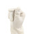 冰禹劳保清洁手套 加厚防滑耐磨护手 38cm白色丁腈 M码（5双）BH-271