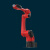 碳钢焊接机器人六轴激光二保弧焊机械手10KG切割电焊机械臂 西瓜红3050六轴臂展3000负