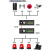 海奈 开关量光端机 4路单向开关量 开关量转光纤红外对射/周界报警/烟感报警/信号报警 SC接口 1对 HN-4SWSC