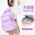 迪嘉乐（DIJIALE）韩版时尚可爱小学生书包防泼水轻便大容量3-9年级儿童双肩包背包 粉色